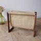 Scandinavian rosewood magazine holder 60s