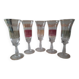 Antique shot glasses