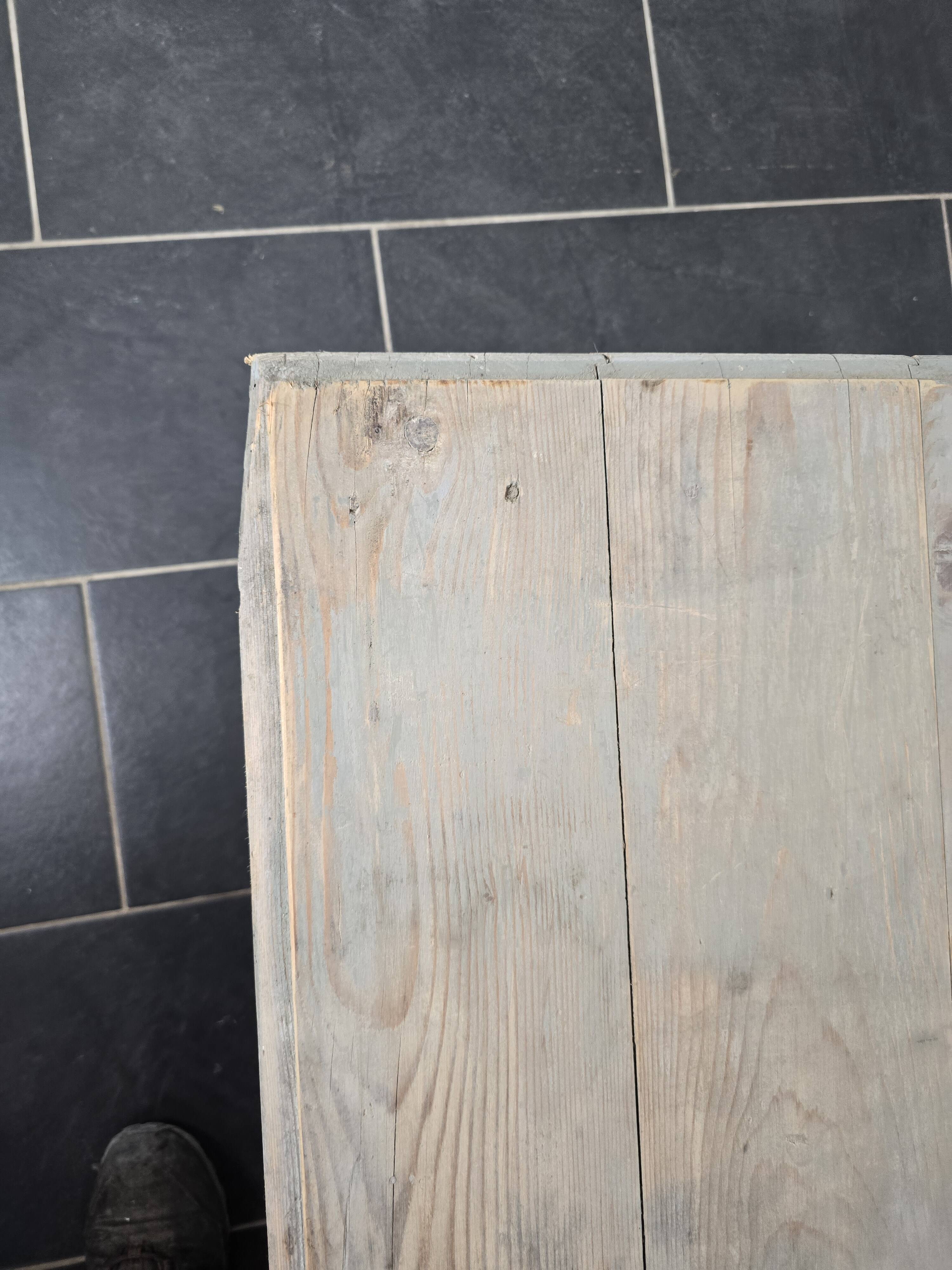 Old patinated coffee table, 160cms long