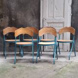 6 Souvignet chairs, Caroline model