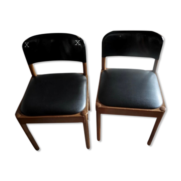 Pair of chairs Piarotto Italy vintage 1980