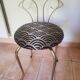 Art Deco swivel dressing table chair