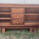 Art deco solid oak sideboard 1940