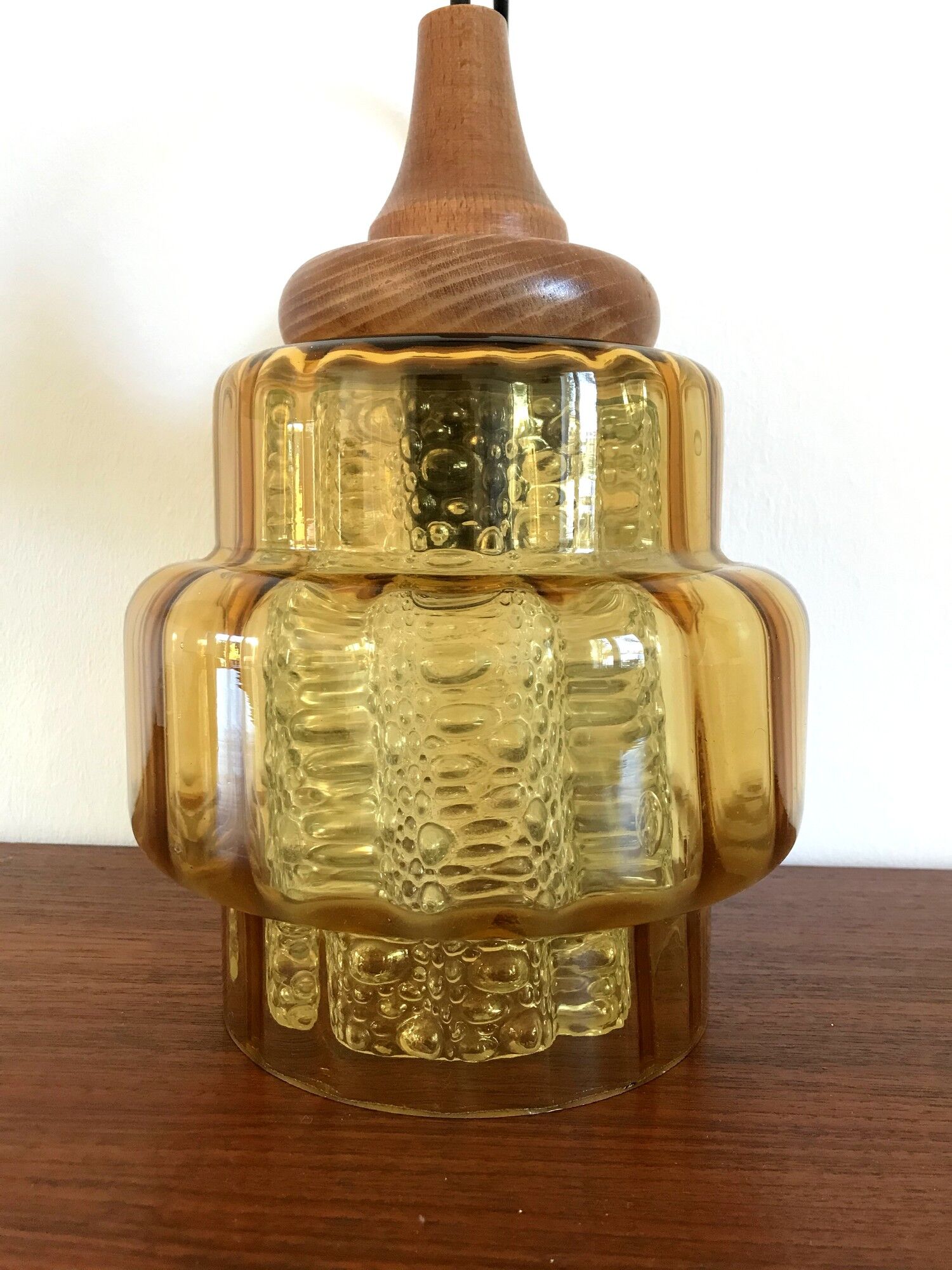 Vintage Scandinavian pendant lamp 60s Carl Fagerlund