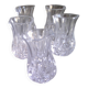 Set of 5 crystal glasses