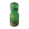 Green apothecary jar edged gold