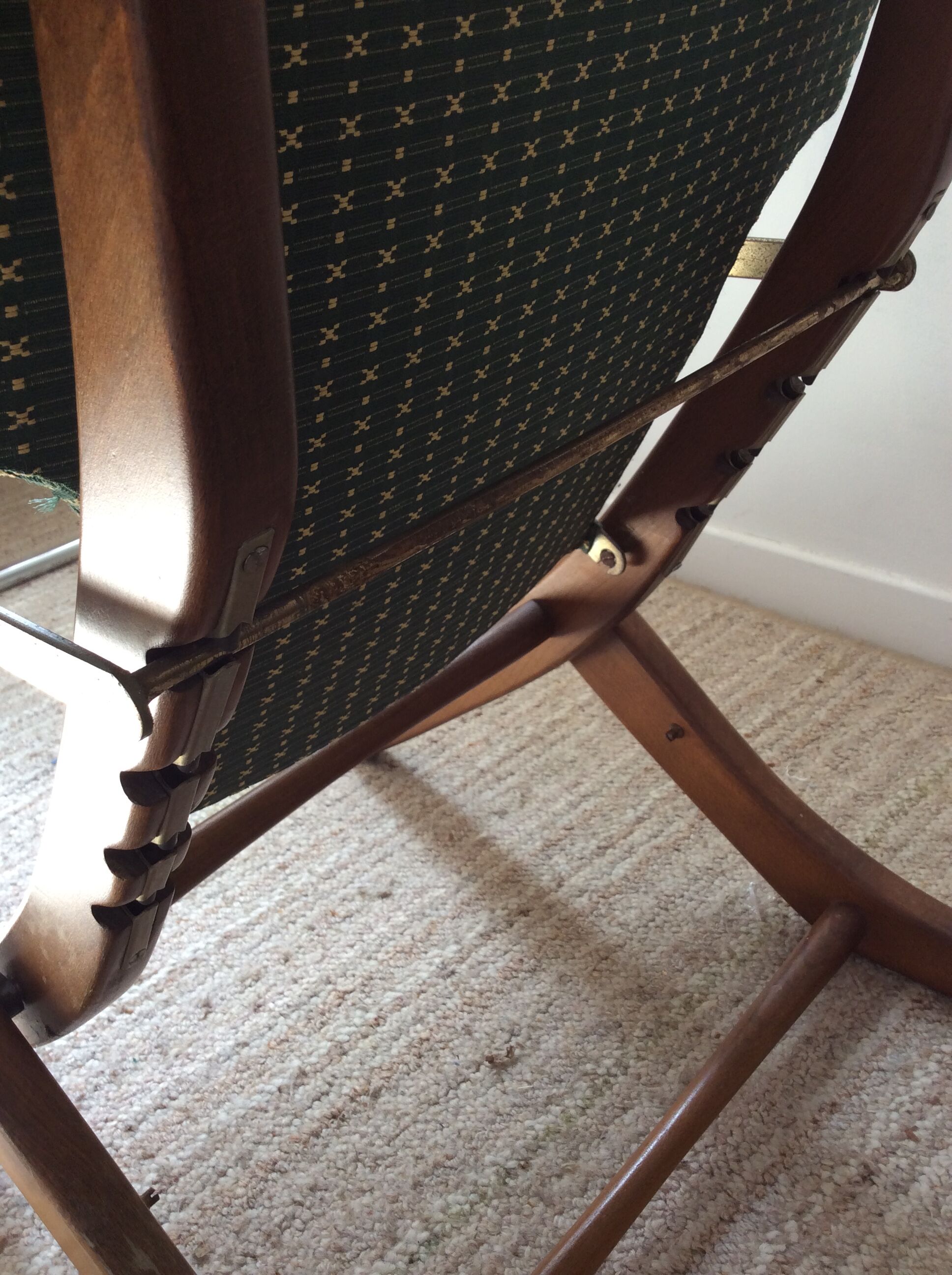Folding armchair from the 50s