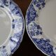 5 large dessert plates in old Gien earthenware