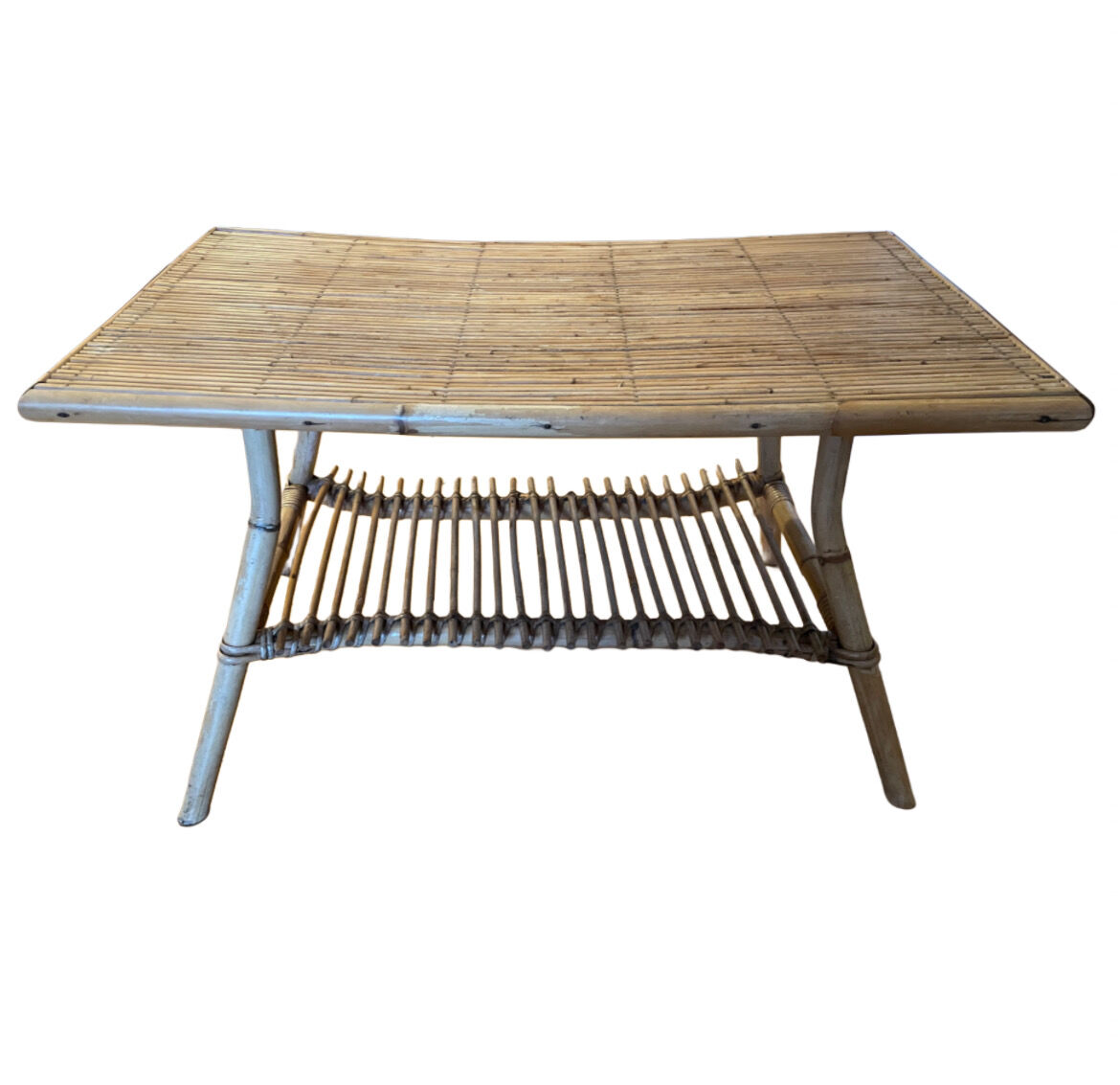 Rattan coffee table