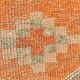 3x14 Long Hallway Runner Rug, Soft Orange Bohemian Wool Runner, 81x429Cm