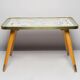 Original flower display in mosaic ceramic, side table, Germany, 1970s