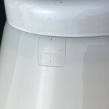 White Murano glass pendant, Italy, 1970s