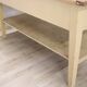 Worktable In Cream Lacquered Poplar Wood, Italy Late 19th Century