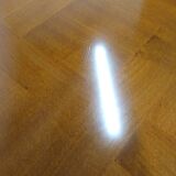 Regency style table with integrated extensions