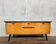 Two-tone vintage TV cabinet sideboard