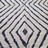 Handmade wool Berber rug 300X200 cm