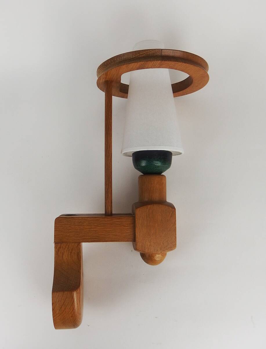 Pair of wall lights by Guillerme and Chambron