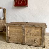 Malle de voyage en bois, années 1930