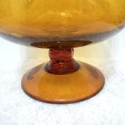 Bubble glass bowl Biot diameter 25cm