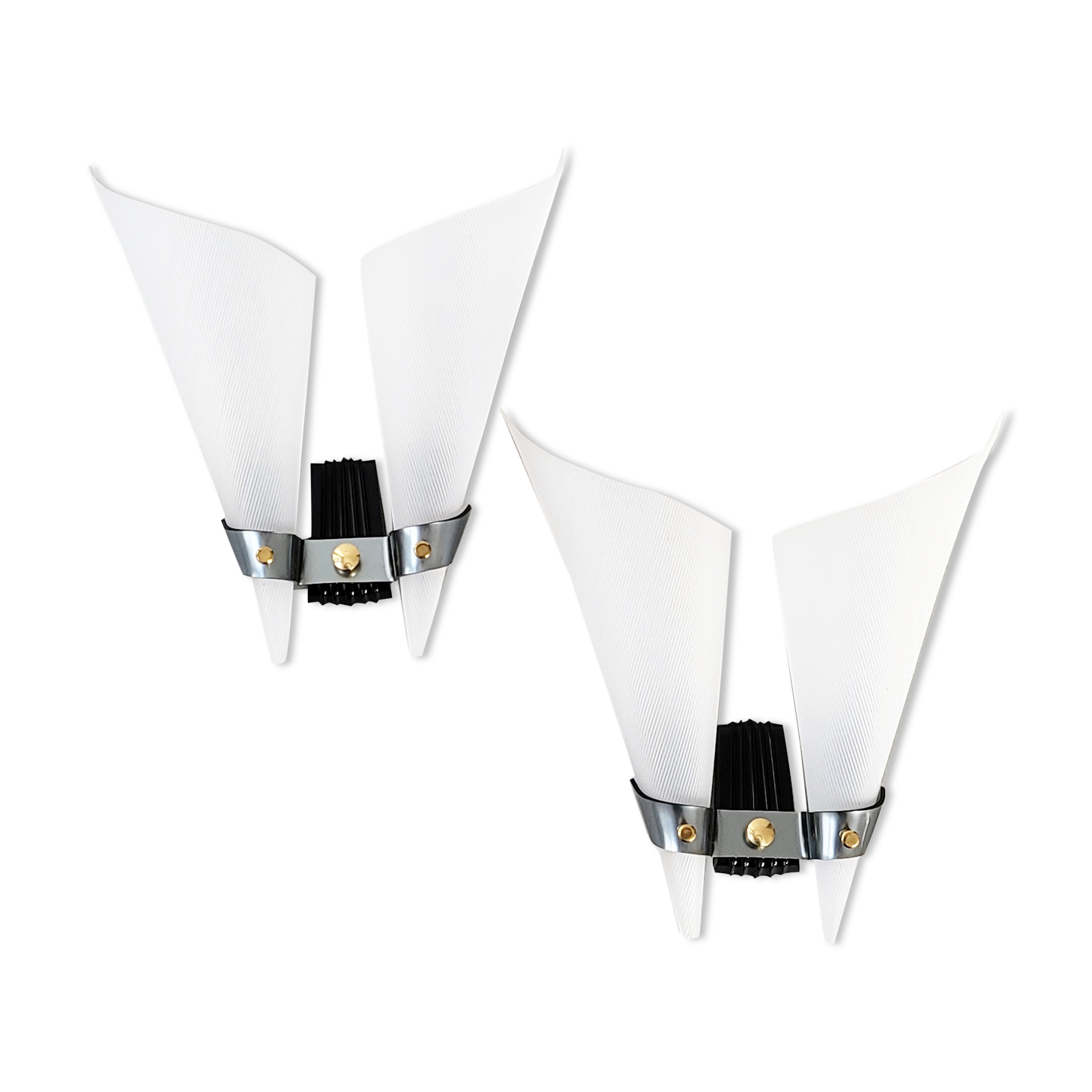 Pair of vintage wall lamps 1960