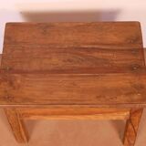 Old Burmese teak bedside table