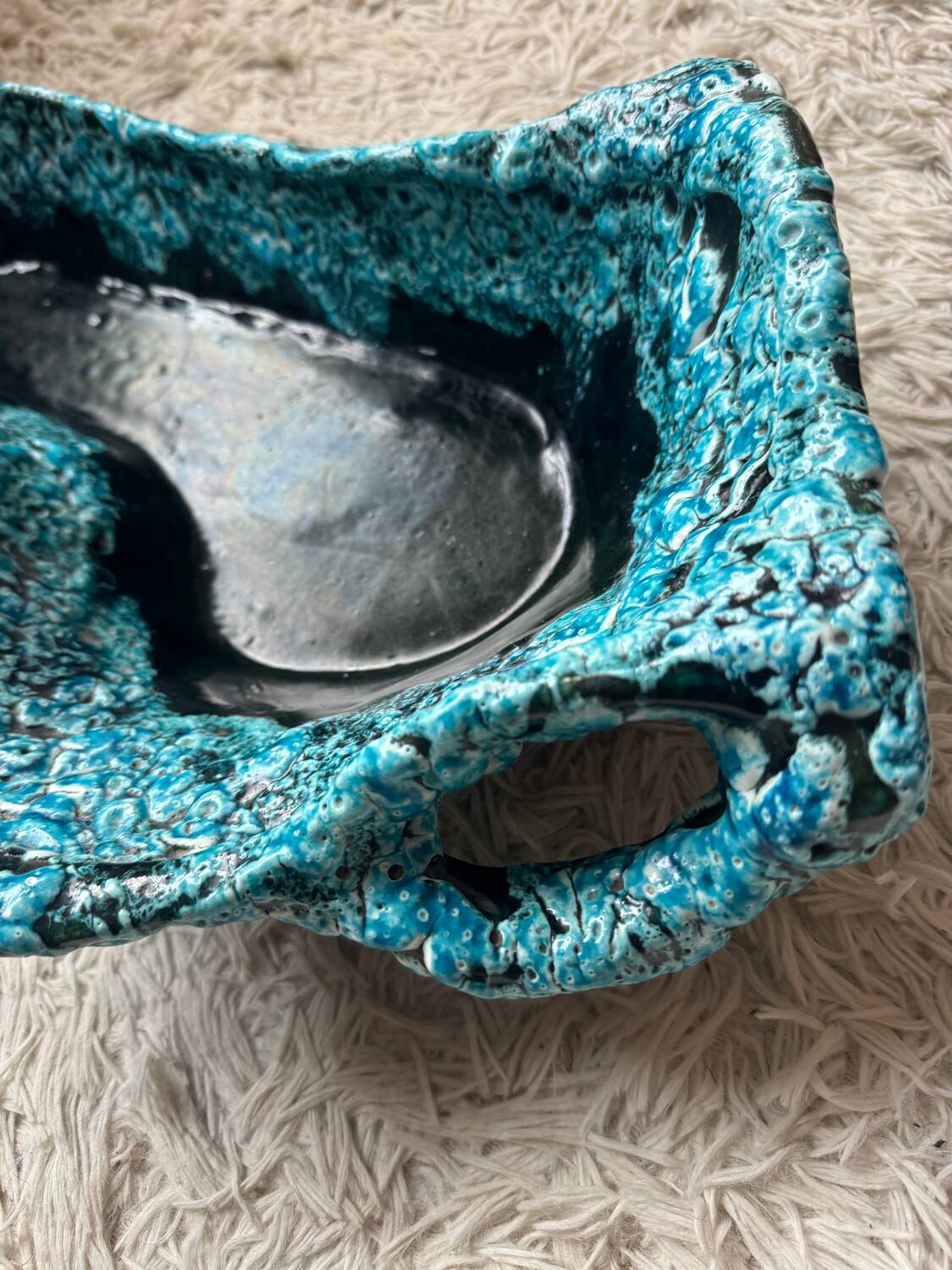 Large ceramic trinket tray from Luc Vallauris, 1960s