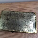 Brass mirror