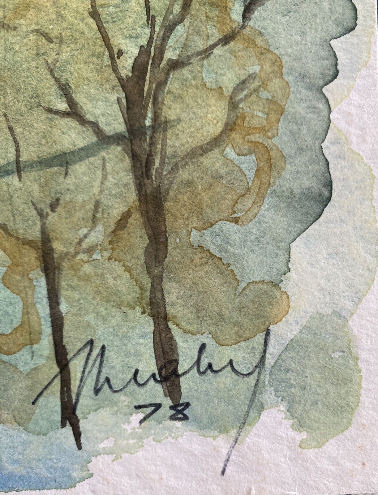 Table "surroundings of orcival" (puy de dôme) jean-francois devaliere (1926-2021)