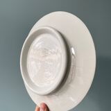 Lot de 2 plats compotiers Sarreguemines, modèle « Clématites »