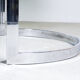 Milo Baughman chrome and smoked glass dinner table, 1970's