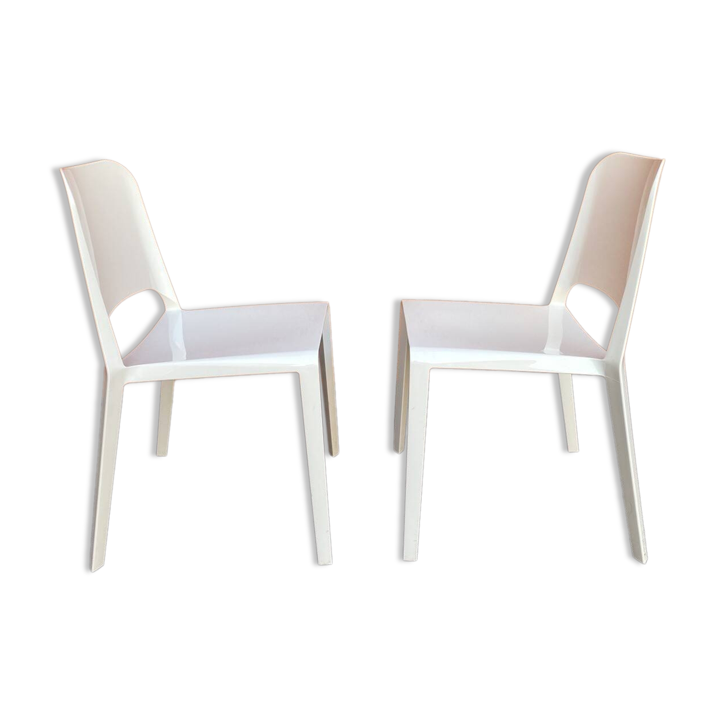 2 “Kate” chairs by Roberto Barbieri for Zanotta, Italy, 20th century