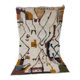 Handmade moroccan berber carpet 243 x 150 cm