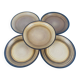Set of 5 semi-deep plates Salins, 20th century