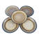 Set of 5 semi-deep plates Salins, 20th century