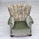 1970s, Danish relax armchair, green furniture velour, original condition.