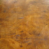 Oval coffee table Art Deco Walnut Burr