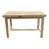 Table en sapin des années 1950 patine brut