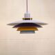 Colorful Danish Pendant Lamp by Belid – 1980s