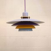 Colorful Danish Pendant Lamp by Belid – 1980s