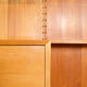 Modular wall system with Cado panels by Poul Cadovius, teak, from 1959.