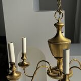 Lustre doré hollandais à 6 bras de lumière D50