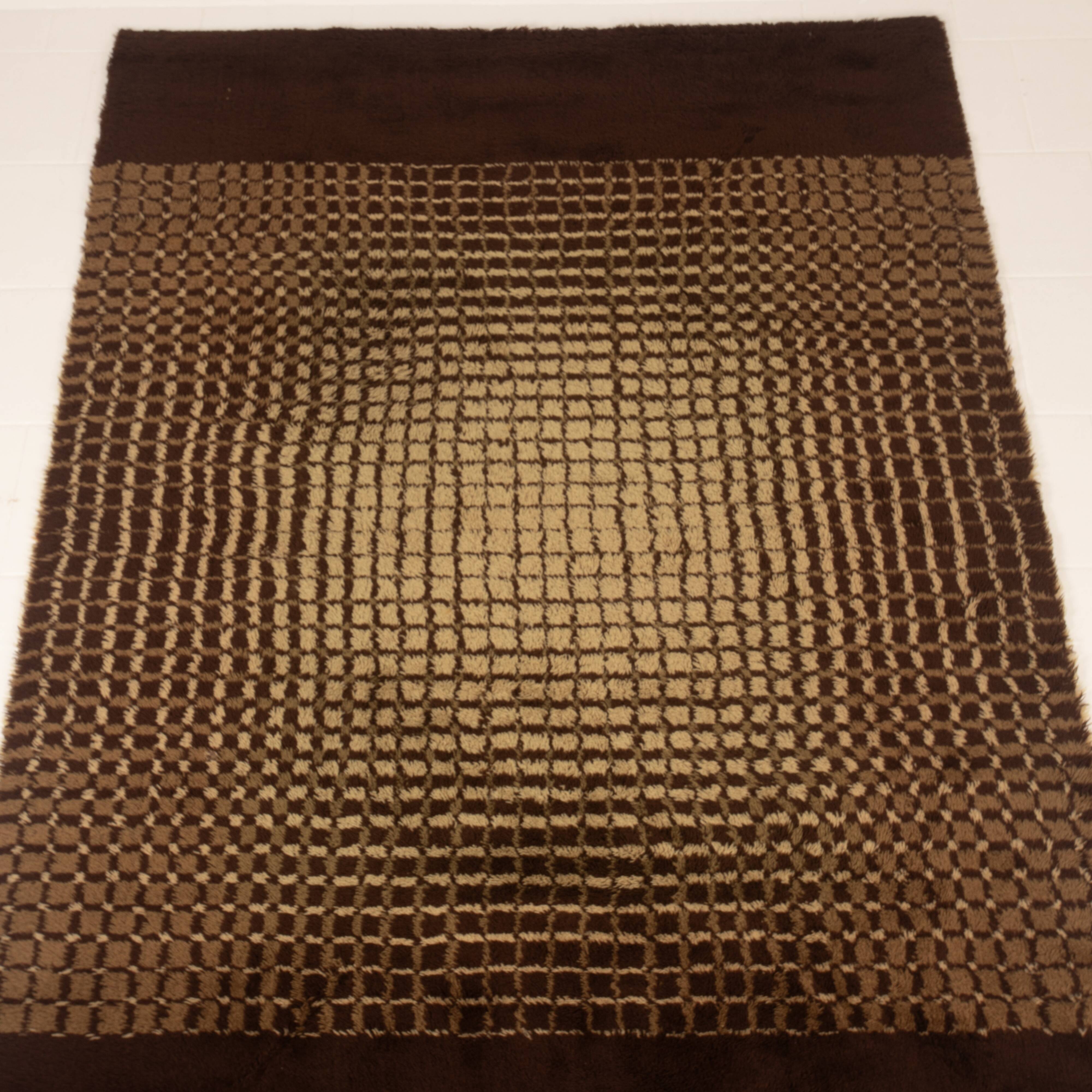Rare Kyoto Rug by Gaetano Pesce for Expansion, 1969