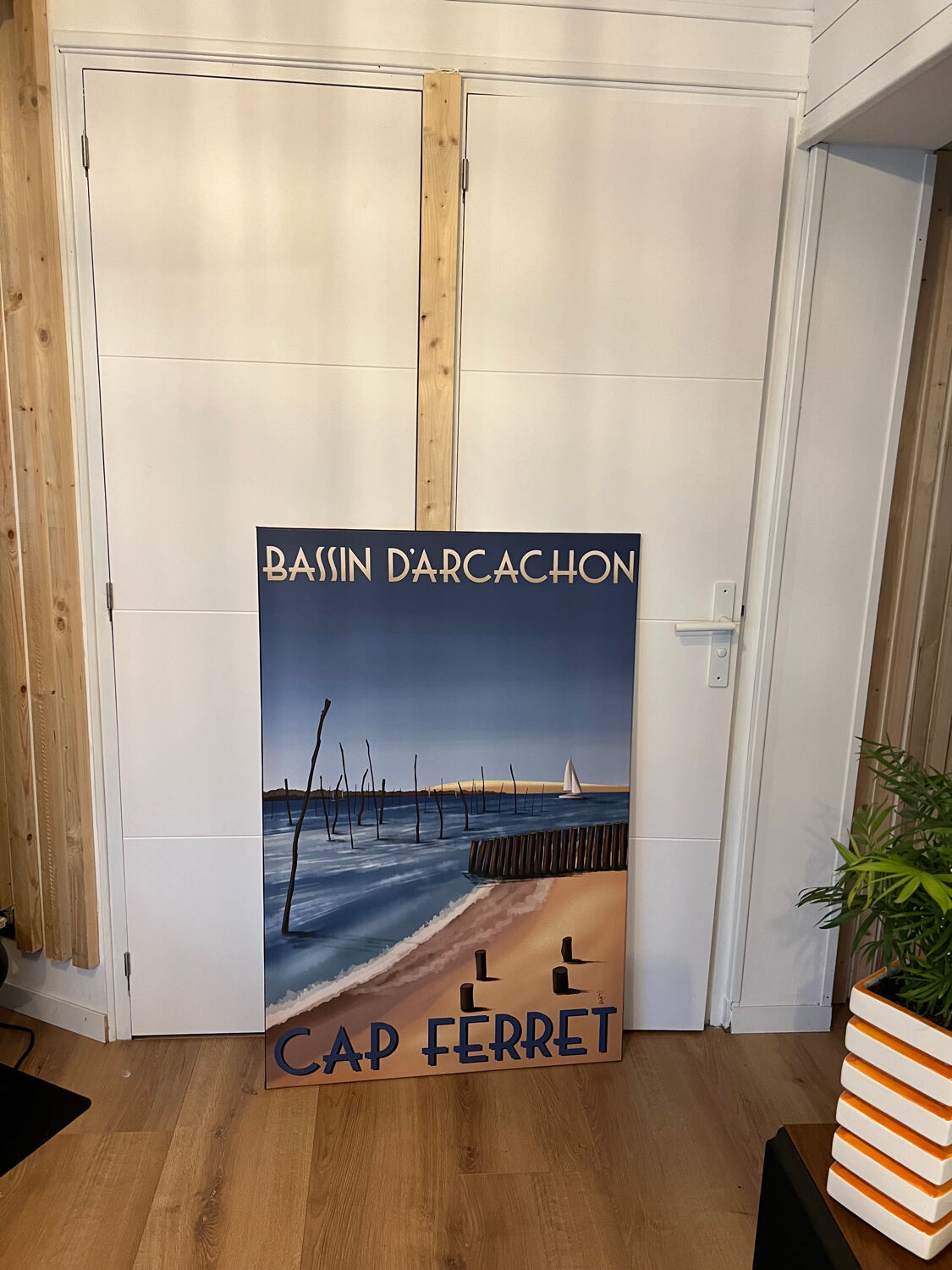 Canvas arcachon basin popette