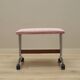 Pink footrest, Danish design, 1960s, production: Denmark