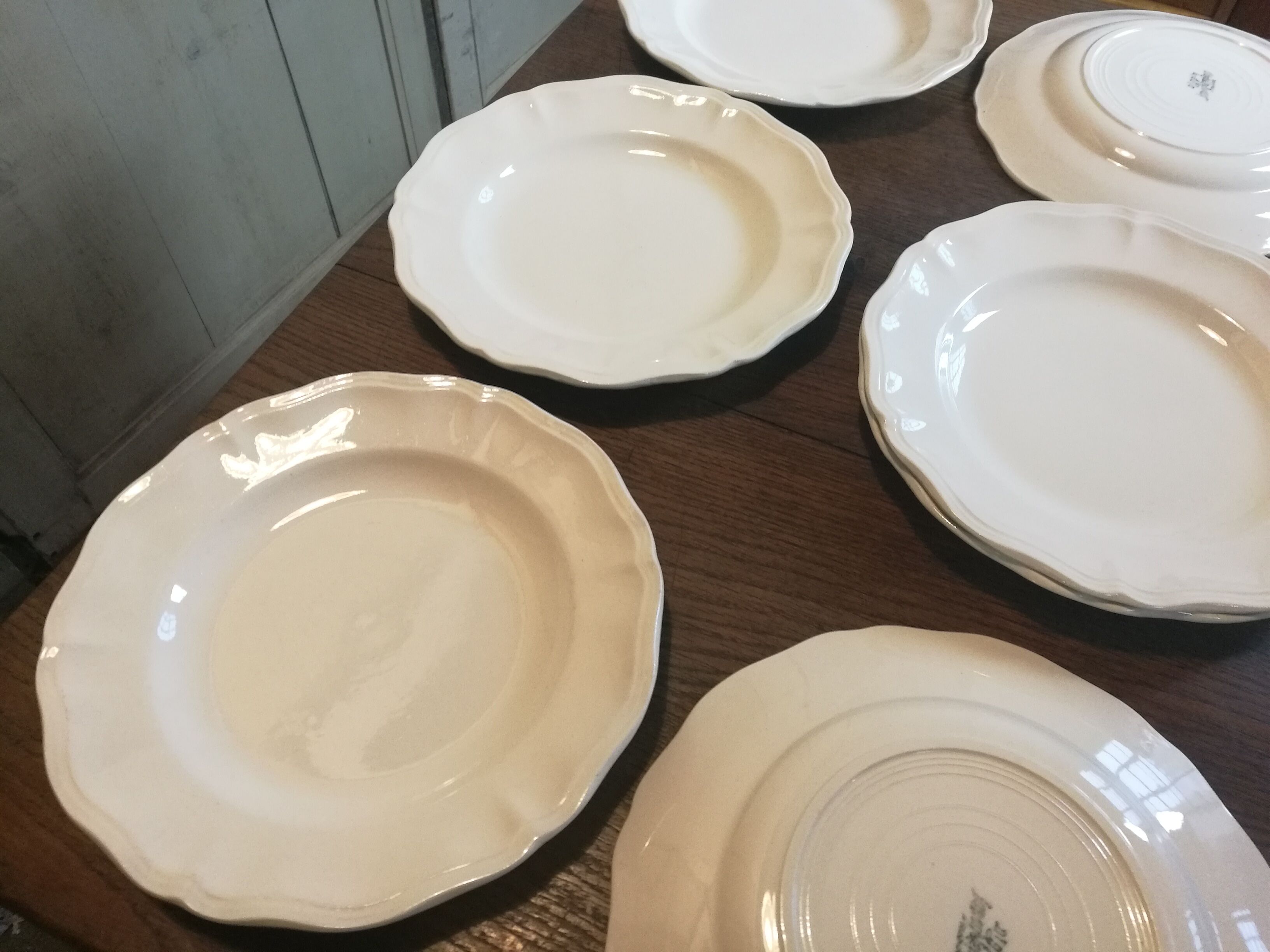 Service 10 plates Sarreguemines