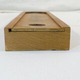 Old wooden pen tray