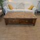 Solid wood coffee table