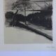 Pierre skira, the canal, 1978. original lithograph signed in pencil.