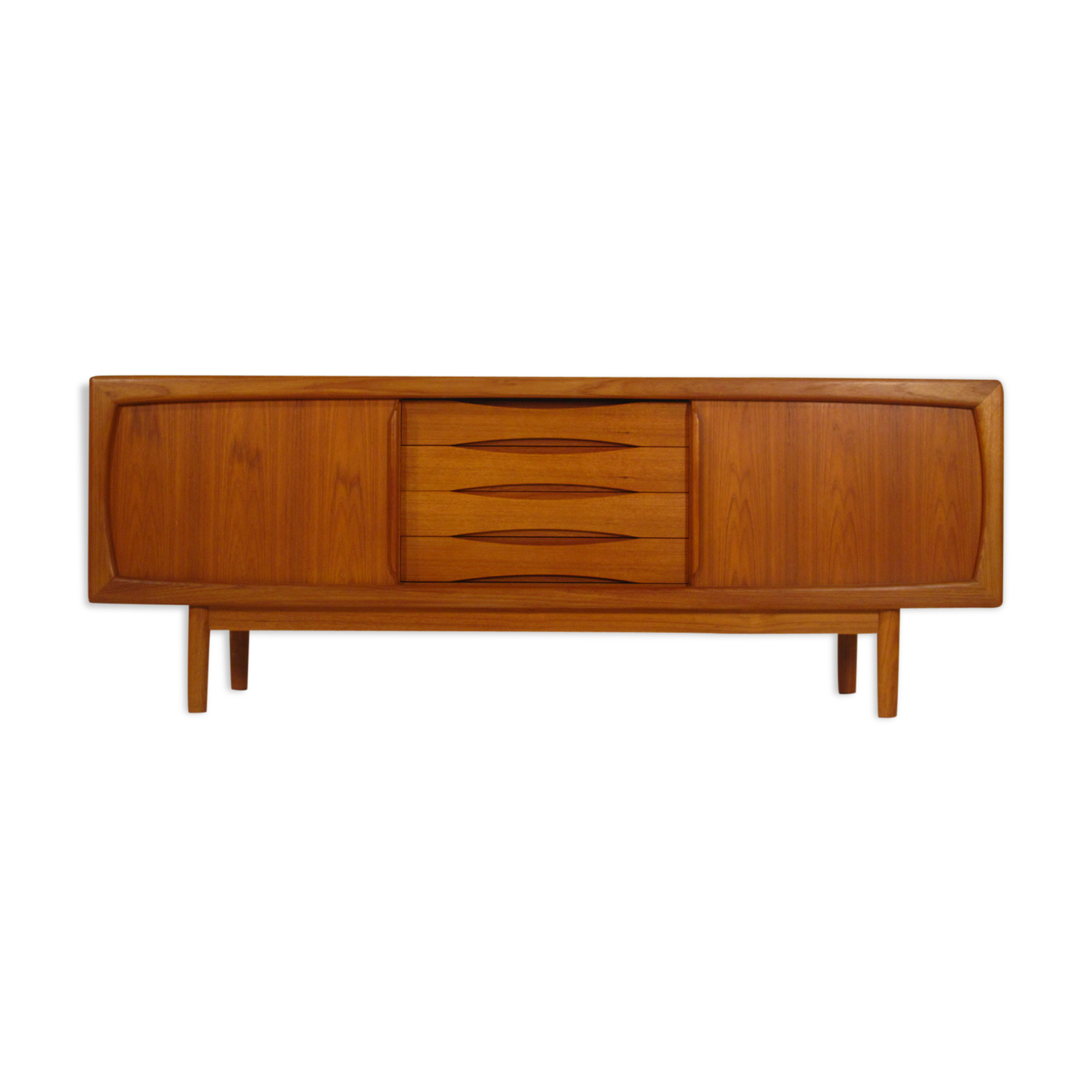 Enfilade scandinave en teck pas Hp Hansen Danemark 1960's