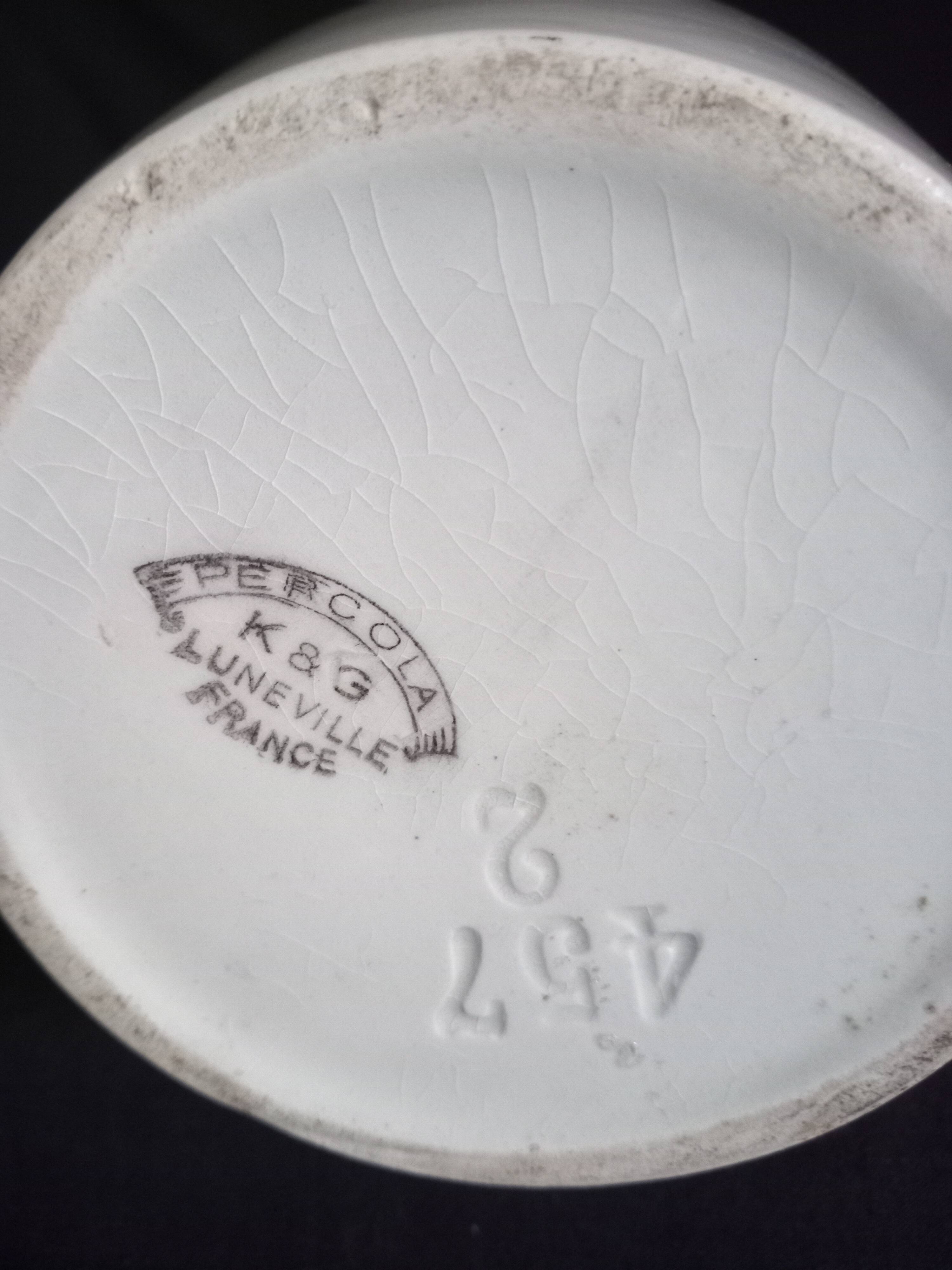 Keller & Guérin Luneville - Art Deco vase model "Pergola"